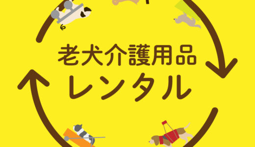 老犬介護用品のレンタルが実現！